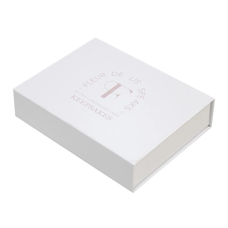 Deep White Laminated Magnetic Gift Box