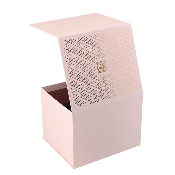 Pink Magnetic Box With Papercard Insert